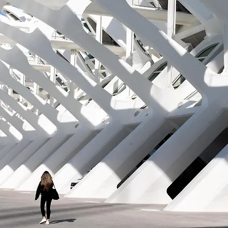 Pm - Loft Espaciosos Estudios Con Terraza Cerca A Artes Y Ciencias * 瓦伦西亚